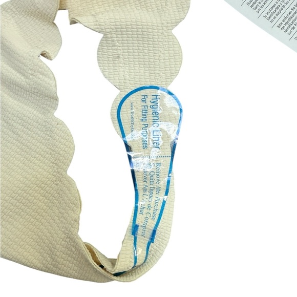 NWT Marysia Bikini Bottom North Scalloped Cream Bikini Swim Bottom Size … - Picture 7 of 7